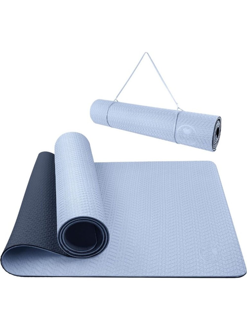Thick Non-Slip Eco-Friendly Yoga Mat for Hot Yoga, Pilates & Workouts (72"x24")